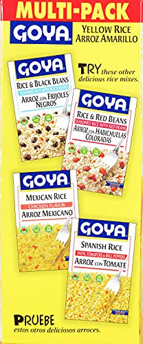 Goya Foods Yellow Rice Mix Multipack, 3-7 Ounce Packs (Pack Of 8)