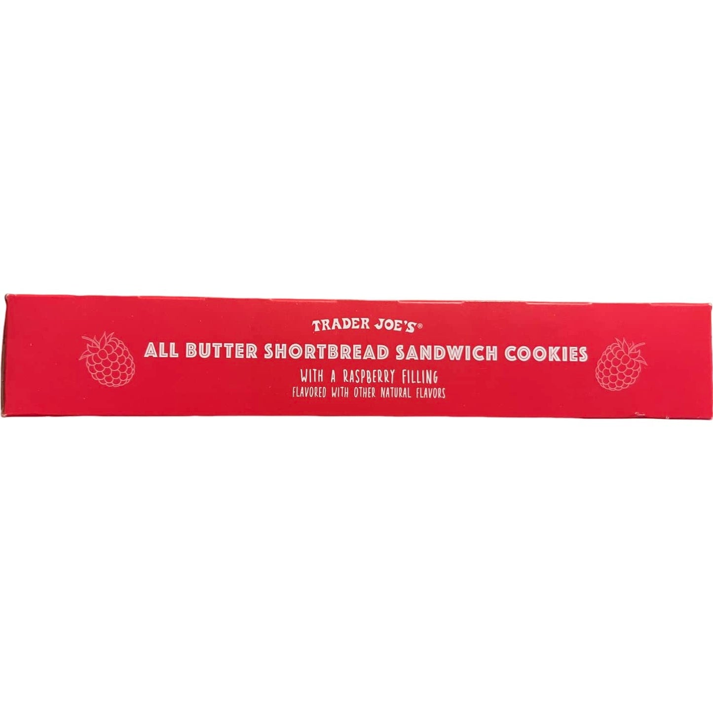 Trader Joe'S All Butter Shortbread Sandwich Cookies With A Raspberry Filling (Pack Of 1)