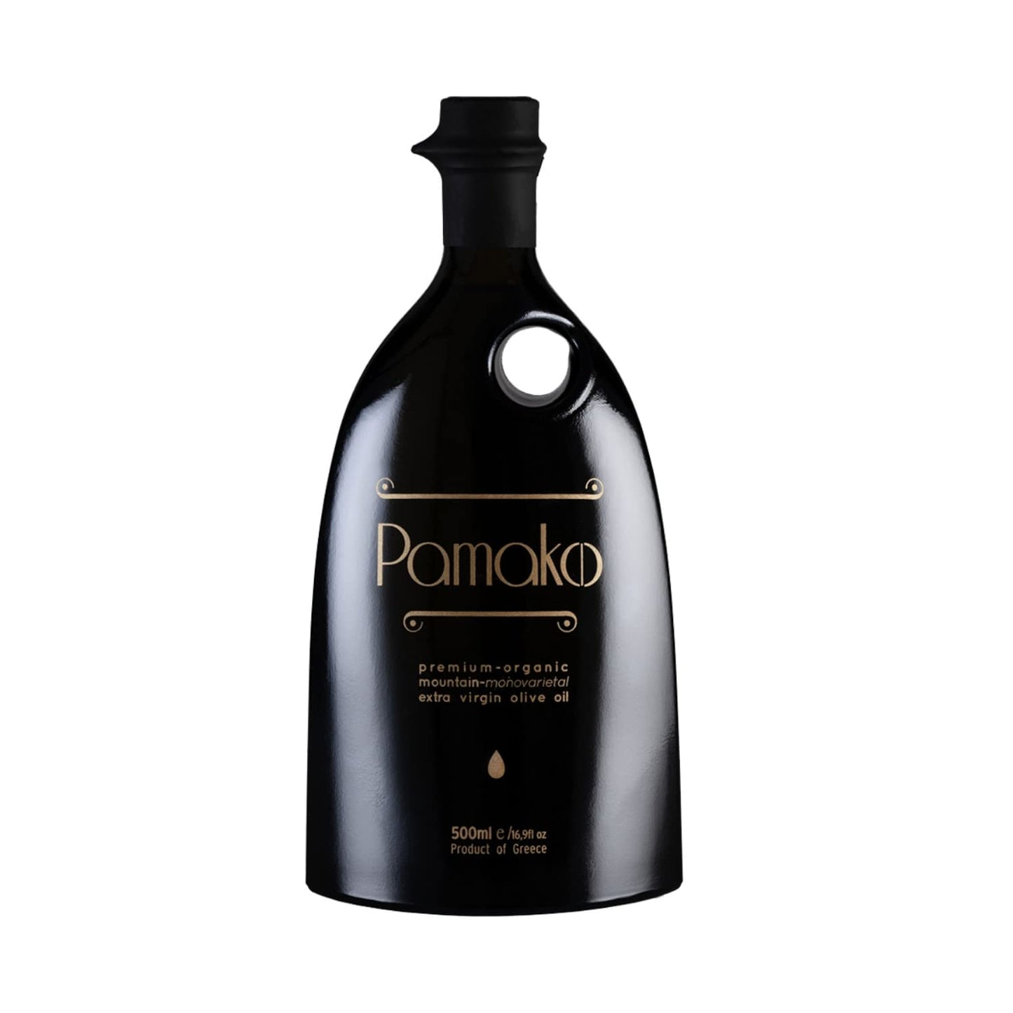 Pamako Ultra-Premium Monovarietal Mountain Organic Olive Oil | 500ml | 2023-4 Harvest | Cold Pressed Organic Evoo From Greece | 