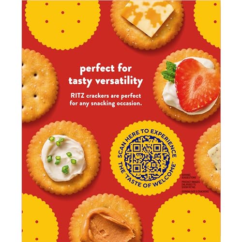 RITZ Original Crackers, Snacks for Kids and Adults, Bulk Lunch Snacks, 6 - 10.3 oz Boxes