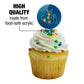 University Of Missouri - Kansas City Primary Logo Cupcake Picks Toppers Decoration Set Of 6