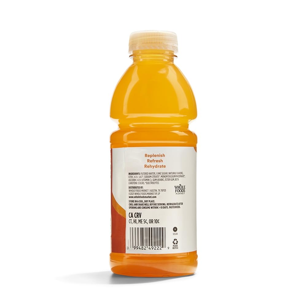 365 By Whole Foods Market, Sports Drink, Orange, 20 Fl Oz