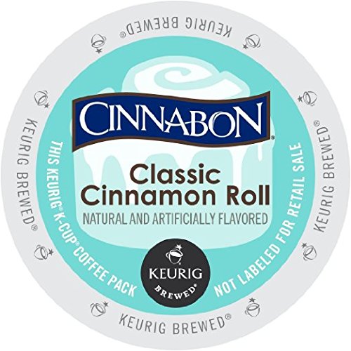 CINNABON K-Cup Portion Pack, Classic Cinnamon Roll Flavor, 120 Count, Compatible with Keurig Brewers