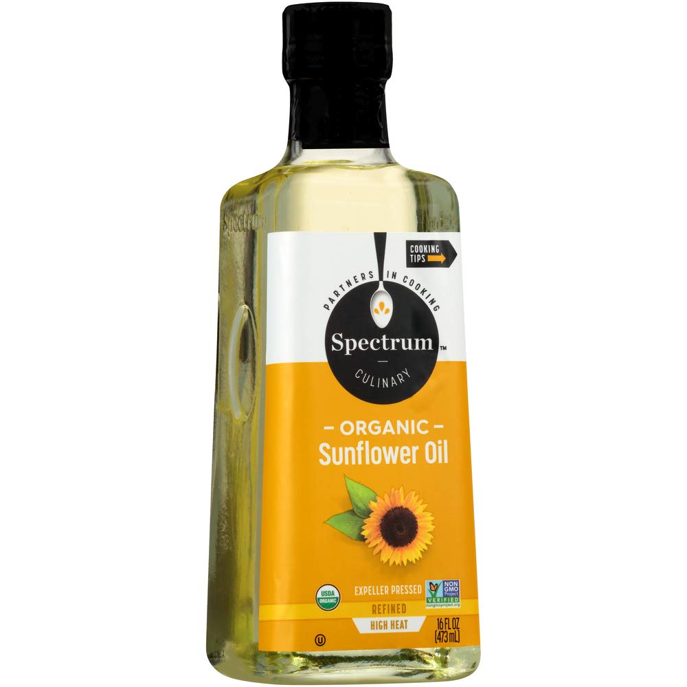 Spectrum, Sunflower Oil, Organic, High Heat, 16 fl oz