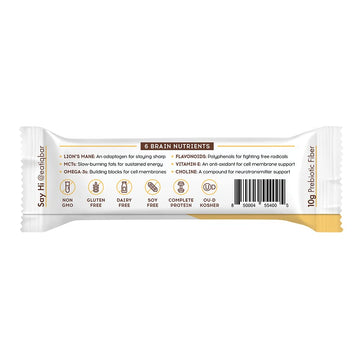 Iqbar Brain And Body Keto Protein Bar - Peanut Butter Chip Keto - Energy - Low Carb Protein - High Fiber Vegan And Low Sugar Meal Replacement - Vegan Snack