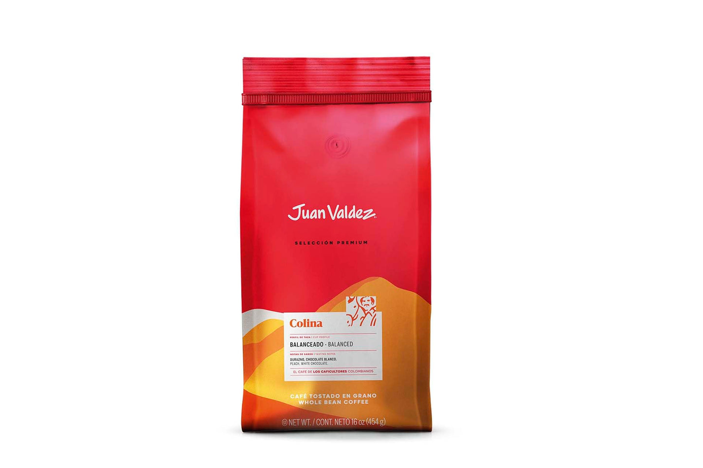 Juan Valdez Whole Bean Coffee - Balanced Roast, Premium Colombian, Pack of 2, 16 OZ
