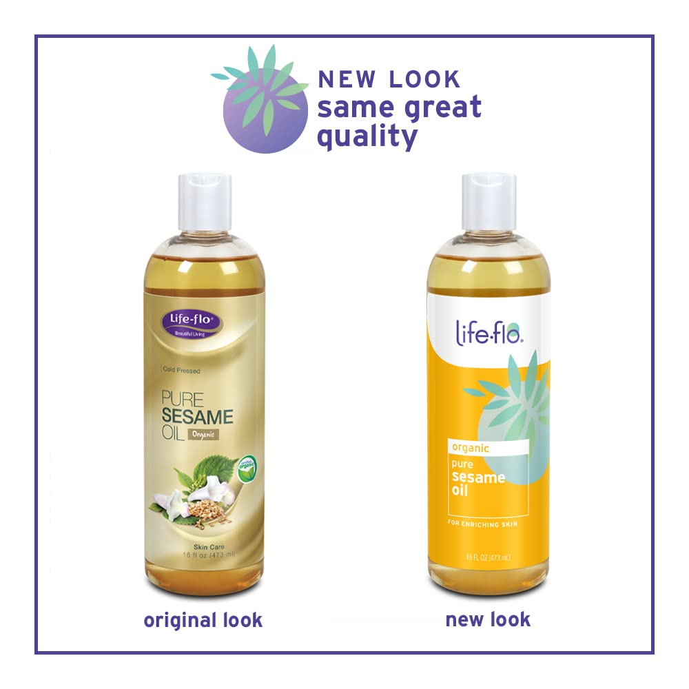 Life-Flo Carrier Oil | 16Oz (Pure Sesame Oil)