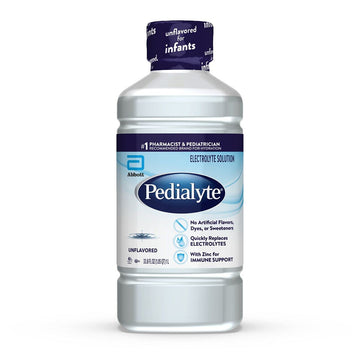 Pedialyte Electrolyte Solution, 33.8 Fl Oz Bottle, Unflavored