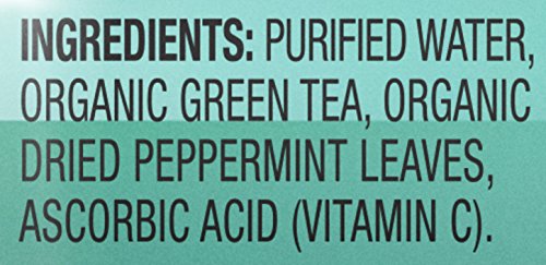 Teas' Tea Unsweetened Mint Green Tea 16.9 Fl Oz (Pack Of 12) Organic, Sugar Free, Zero Calorie