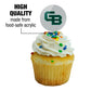University Of Wisconsin - Green Bay Secondary Logo Cupcake Picks Toppers Decoration Set Of 6
