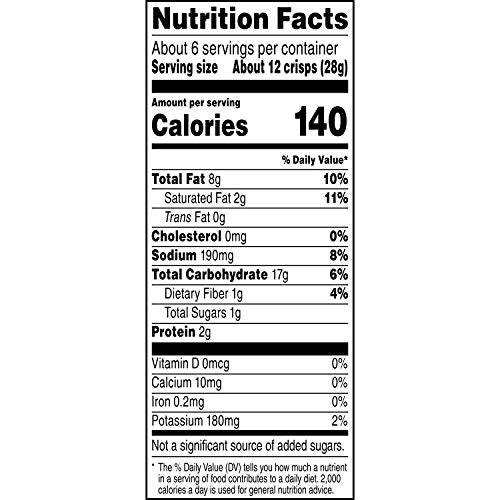 Lay'S Stax Potato Crisps, Sour Cream And Onion, 5.5 Ounce (Pack Of 11)