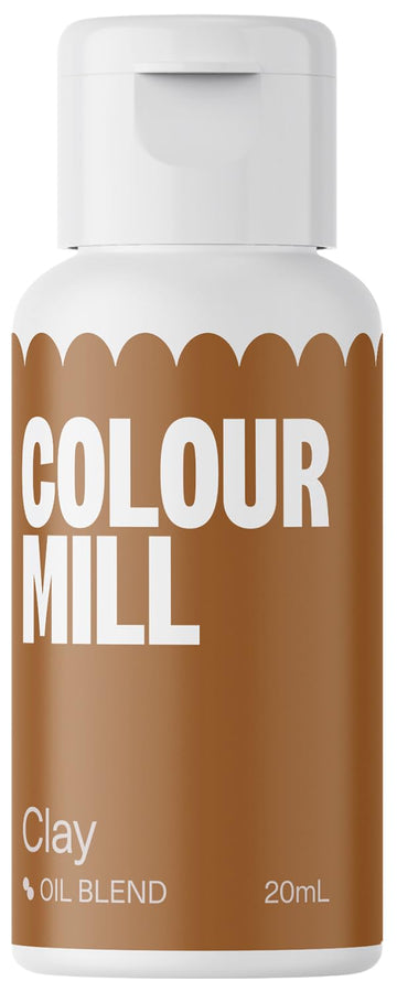 Colour Mill Oil-Based Food Coloring, 20 Milliliters Clay