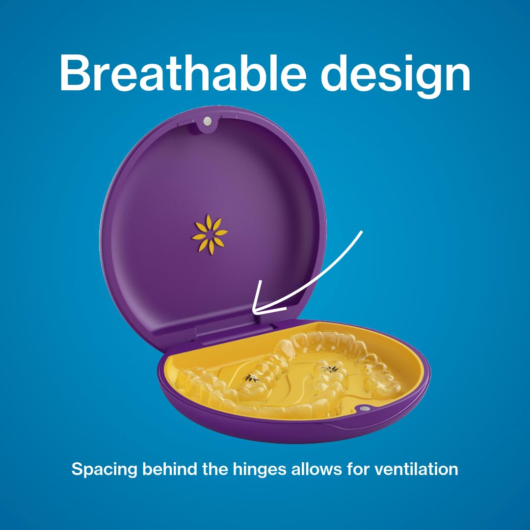 Invisalign Aligner And Retainer Case (Purple)