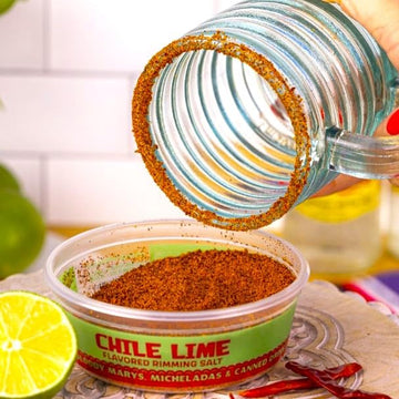 Twang Michelada Rimming Salt Tub, 4 Ounce, Orange, Ideal for Cocktails