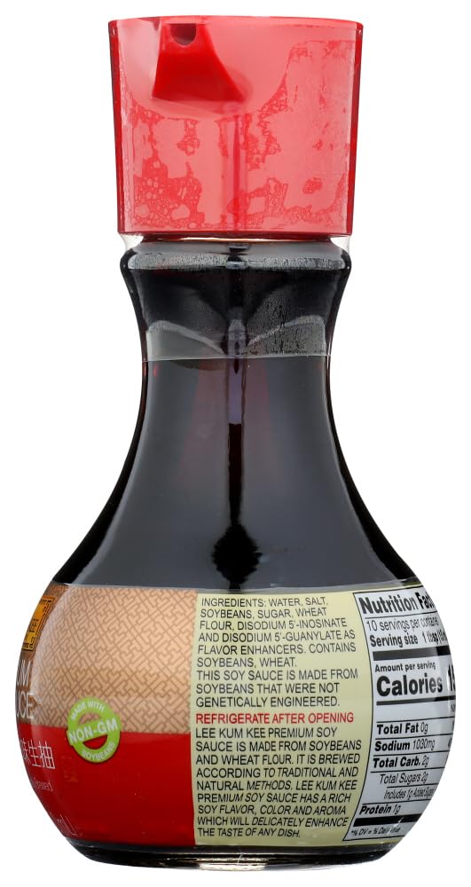 Lee Kum Kee Premium Light Soy Sauce (5.1 Oz - 1 Pack), No Preservatives, All-Purpose Seasoning, Perfect For Marinades, Stir-Fryi