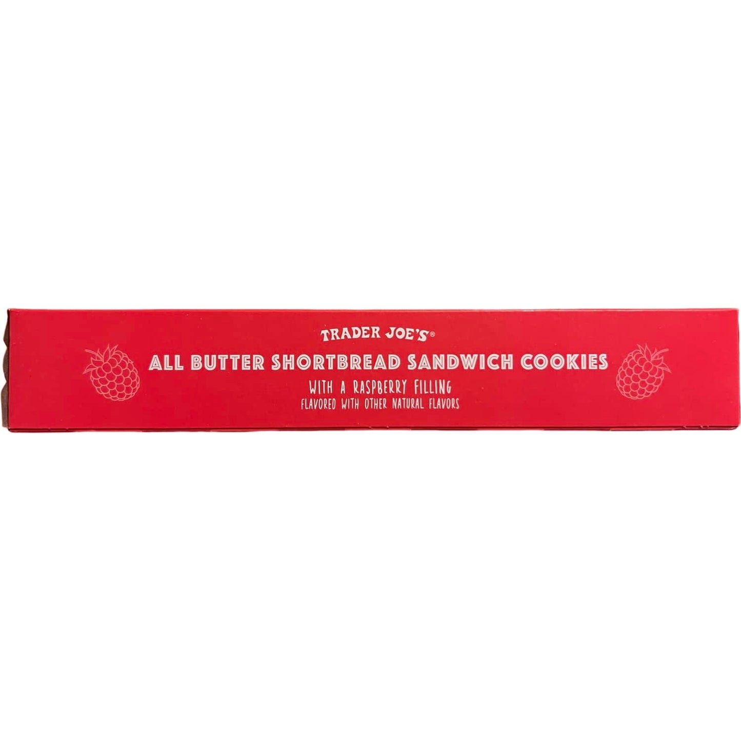 Trader Joe'S All Butter Shortbread Sandwich Cookies With A Raspberry Filling (Pack Of 1)