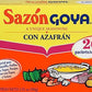 Goya Foods Sazón Seasoning With Azafran, 3.52 Ounce (Pack Of 18)