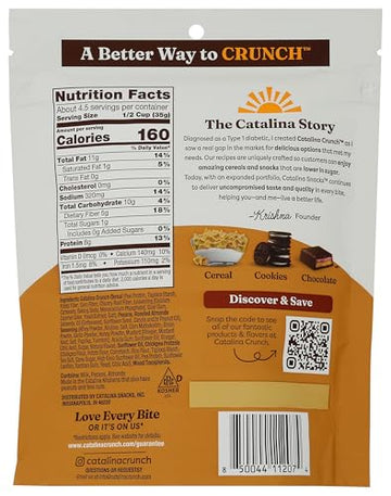 Catalina Crunch Snack Mix, Honey Mustard, Kosher, Keto Friendly, Gluten Free, 5.25 Ounce (Pack of 6)