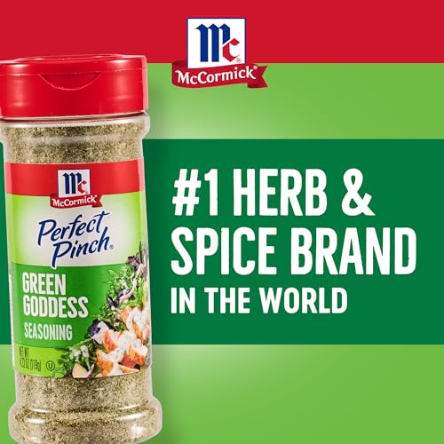 McCormick Perfect Pinch Seasoning  Green Goddess  For Adding Tangy  Herby Flavor to Chicken  Roasted Veggies  Dressings  Sauces & More  4.23 oz