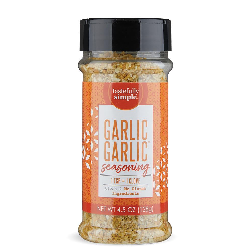 Tastefully Simple Garlic Garlic Seasoning, 4.5 Ounce, Pack of 3