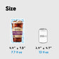 Korean Covenienve Store Drink Pouch Sampler Set - 5 Pack 10 Pack (Grape, Strawberry, Blue Lemonade, Peach Ice Tea, Shine Muscat)