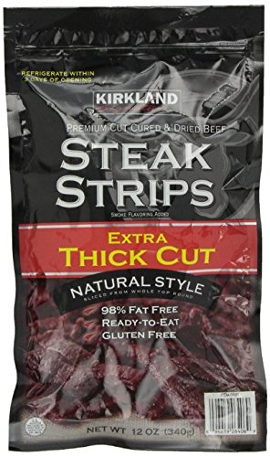 Kirkland Signature Steak Strips Extra Thick Cut, 24 Ounce