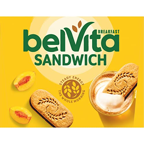 belVita Sandwich Dark chocolate creme Breakfast Biscuits 12 Packs (2 Sandwiches Per Pack)