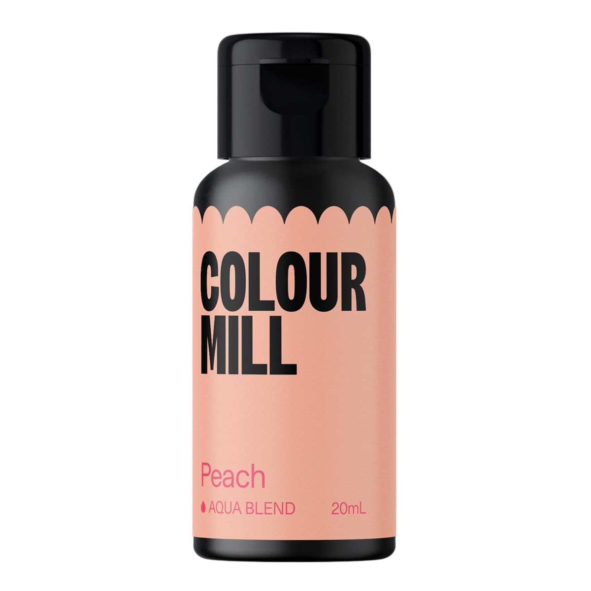 Colour Mill Aqua Blend Water-Based Food Coloring, 20ml, Peach, Model CMA20PCH