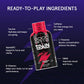 Nappy Boy Dranks Energy Shot, Sugar-Free, 200mg Caffeine, 2oz (12 Pack), Strawberry Surge