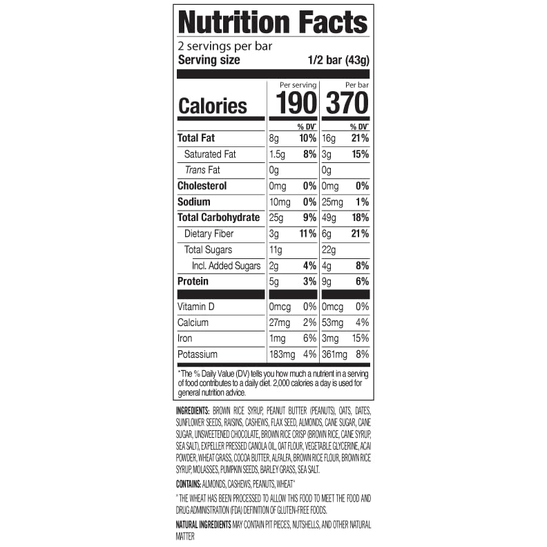 PROBAR - MEAL Bar, Superfood Slam, Non-GMO, Gluten-Free, Healthy, Plant-Based, Whole-Food Ingredients, Natural Energy (12 Count)