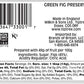 Tiptree Green Fig Preserve, 12 Ounce Jars (Pack Of 6)