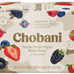 Chobani Low-Fat Vanilla Greek Yogurt, Mixed Berry on the Bottom 5.3oz 4-pack