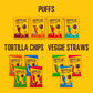 Hippeas Chickpea Puffs, Flavor Blast: Blazin  Hot, 0.75 Ounce (Pack of 18), 3g Protein, 2g Fiber, Vegan, Gluten-Free, Crunchy,