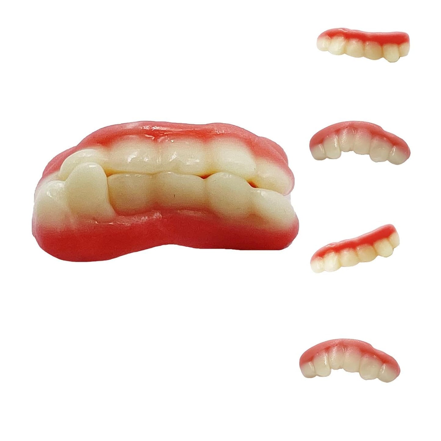 Gummi Teeth Candy, Delicious Fruit Flavors Gummies (26.4 Pounds)