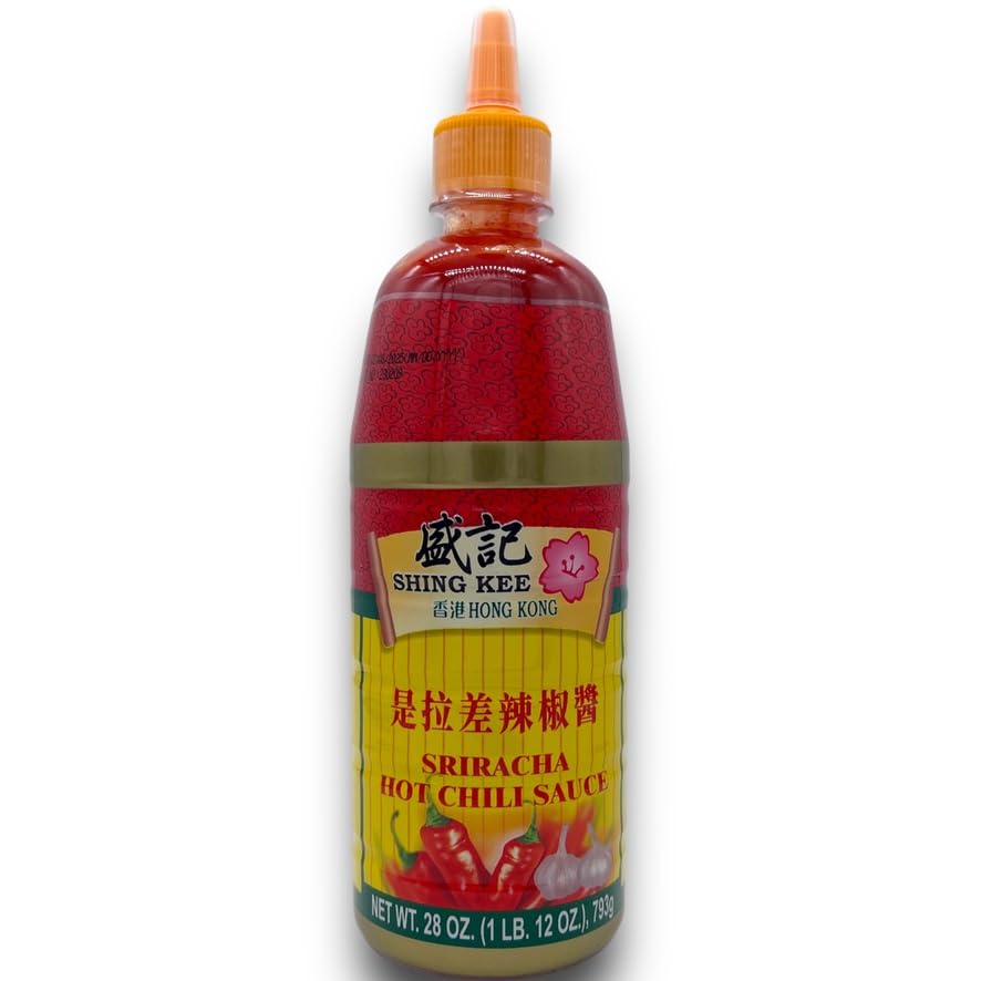 Shing Kee Sriracha Hot Chili Sauce - 28 Oz.  Bigger Size For Longer Use!