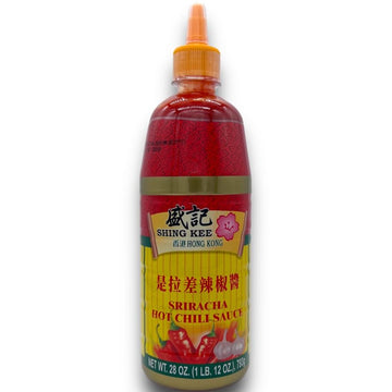 Shing Kee Sriracha Hot Chili Sauce - 28 Oz.  Bigger Size For Longer Use!
