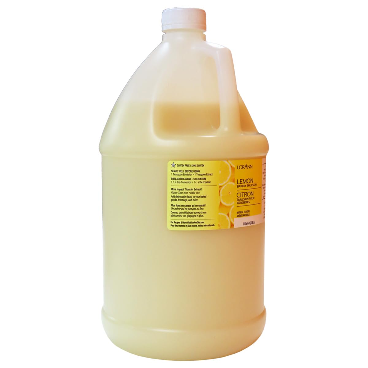 LorAnn Lemon Bakery Emulsion, 1 Gallon, Model 0758