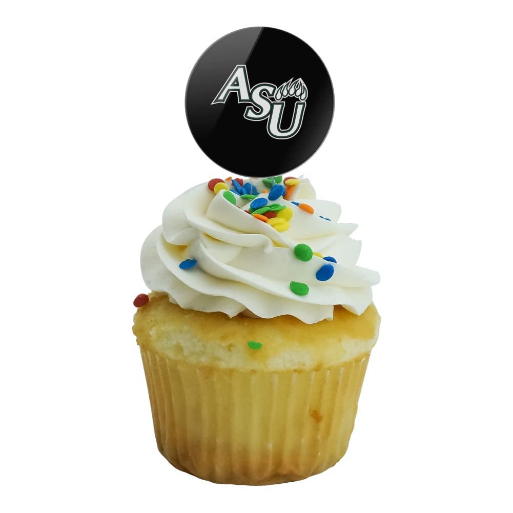 Adams State University Secondary Logo Cupcake Picks Toppers Decoration Set Of 6