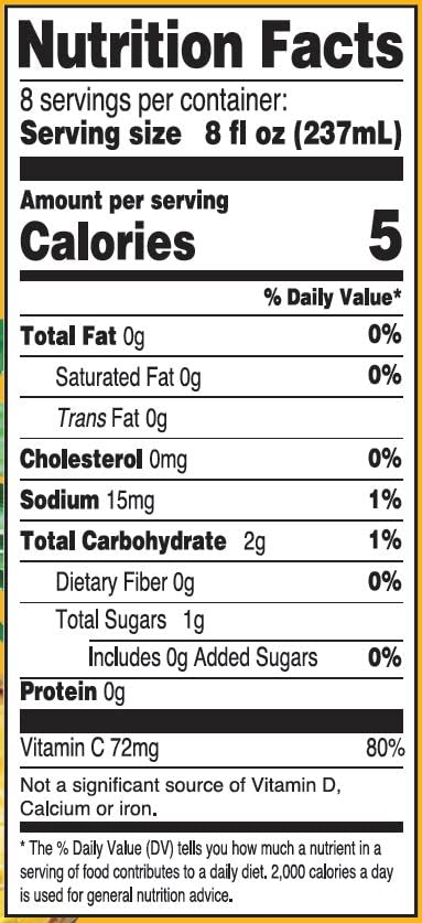 Langers Pineapple Juice Cocktail, 64 Fl Oz, Pack of 8