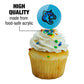California State University San Marcos Secondary Logo Cupcake Picks Toppers Decoration Set Of 6