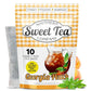 Southern Sweet Tea Company Iced Tea Bags, Georgia Peach, Unsweetened, Quick Brew, 10 Gallon Pack, 1 Count