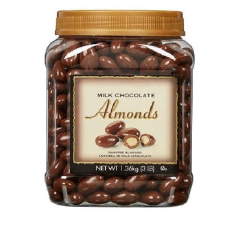 Generic Milk Chocolate Roasted Almonds, 3 Lbs. - Delicious Snack, Perfect for Gifting or Sharing