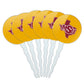 Midwestern Sate Secondary Logo Cupcake Picks Toppers Decoration Set of 6