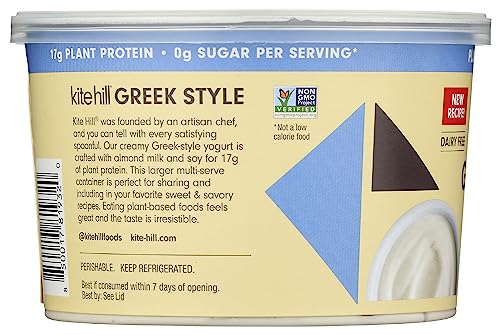 Kite Hill Plain Unsweetened Greek Syle Yogurt, 16 OZ