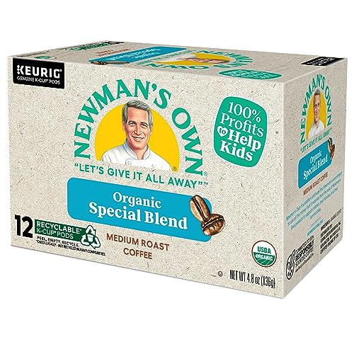 Newmans Own Organics Special Blend Keurig Single-Serve K-Cup Pods, Medium Roast Coffee, 72 Count (6 Packs of 12)