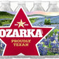 Ozarka Texas Spring Water Bottles, 24 Pack - Still Drinking Water with Naturally Balanced Minerals for a Crisp Clean Taste - 16.