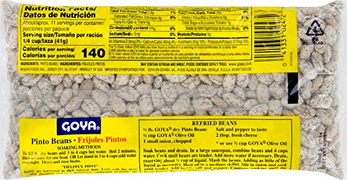 Goya Beans, Pinto, 1 Pound (Pack Of 24)