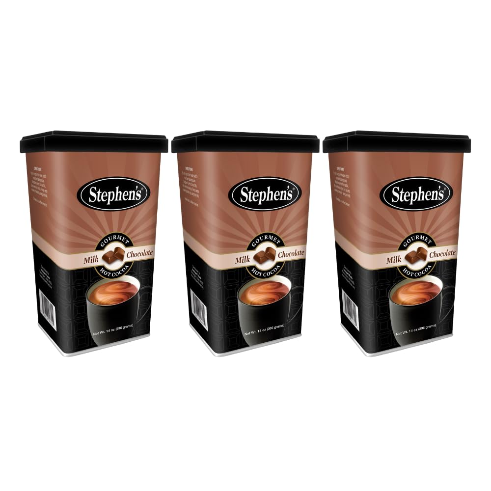 Stephen'S Gourmet Hot Cocoa, Milk Chocolate, 14 Oz (Pack Of 3)