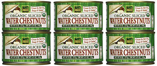 Native Forest Organic Sliced Water Chestnuts, 8 Ounce Cans (Pack of 6)