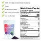 powbab Wild Blueberry Powder, 100% Whole Wild Blueberries, 70 g (2.5 oz), Non-GMO, Not Freeze Dried, Pure Fruit Powder